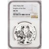 Image 1 : 2022 Malta 5 Euros Knights of the Past 1oz Silver Coin NGC MS70