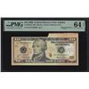 Image 1 : 2006 $10 Federal Reserve Note Cutting Error Fr.2040-F PMG Choice Uncirculated 64EPQ