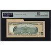 Image 2 : 2006 $10 Federal Reserve Note Cutting Error Fr.2040-F PMG Choice Uncirculated 64EPQ