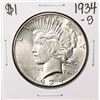 Image 1 : 1934-S $1 Peace Silver Dollar Coin
