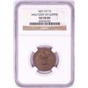 Image 1 : 1837 Half Cent of Copper Hard Times Token NGC AU58 BN HT-73