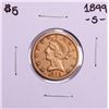 Image 1 : 1899-S $5 Liberty Head Half Eagle Gold Coin