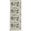 Image 1 : Uncut Sheet of (4) State of Louisiana Baby Bond Obsolete Notes