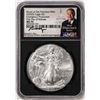 Image 1 : 2020(S) $1 American Silver Eagle Coin NGC MS70 First Day of Release Moy Signature