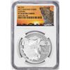 Image 1 : 2017 Tanzania Proof 1000 Shillings Leopard Silver Coin NGC PF70 Ultra Cameo