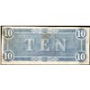 Image 2 : 1864 $10 Confederate States of America Note