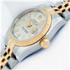 Image 5 : Rolex Ladies Two Tone Silver Index Datejust Wristwatch