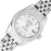 Image 1 : Rolex Ladies Stainless Steel Silver Index Datejust Wristwatch