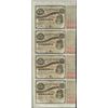 Image 1 : Uncut Sheet of (4) State of Louisiana Baby Bond Obsolete Notes