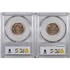 Image 2 : Lot of (2) 1954-S/D Jefferson Nickel Coins PCGS MS64
