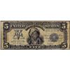 Image 1 : 1899 $5 Indian Chief Silver Certificate Note