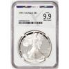 Image 1 : 1991-S $1 Proof American Silver Eagle Coin NGCX Proof 9.9 Ultra Cameo