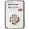 Image 1 : Shipwreck 1754P C Bolivia 4 Reales Silver Coin NGC AU Excavation Recovery