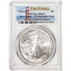 Image 1 : 2021-(S) Type 2 $1 American Silver Eagle Coin PCGS MS69 First Strike Emergency Issue