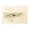 Image 1 : Wayne Ensrud "Burgundian Village of Vosne-Romanee, Burgundy" Original Pencil on Paper