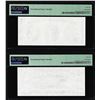 Image 2 : Set of Giori Test Note Washington & Lincoln Memorial PMG Gem Uncirculated 66EPQ