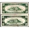 Image 2 : Lot of 1934 & 1934D $10 Silver Certificate Notes