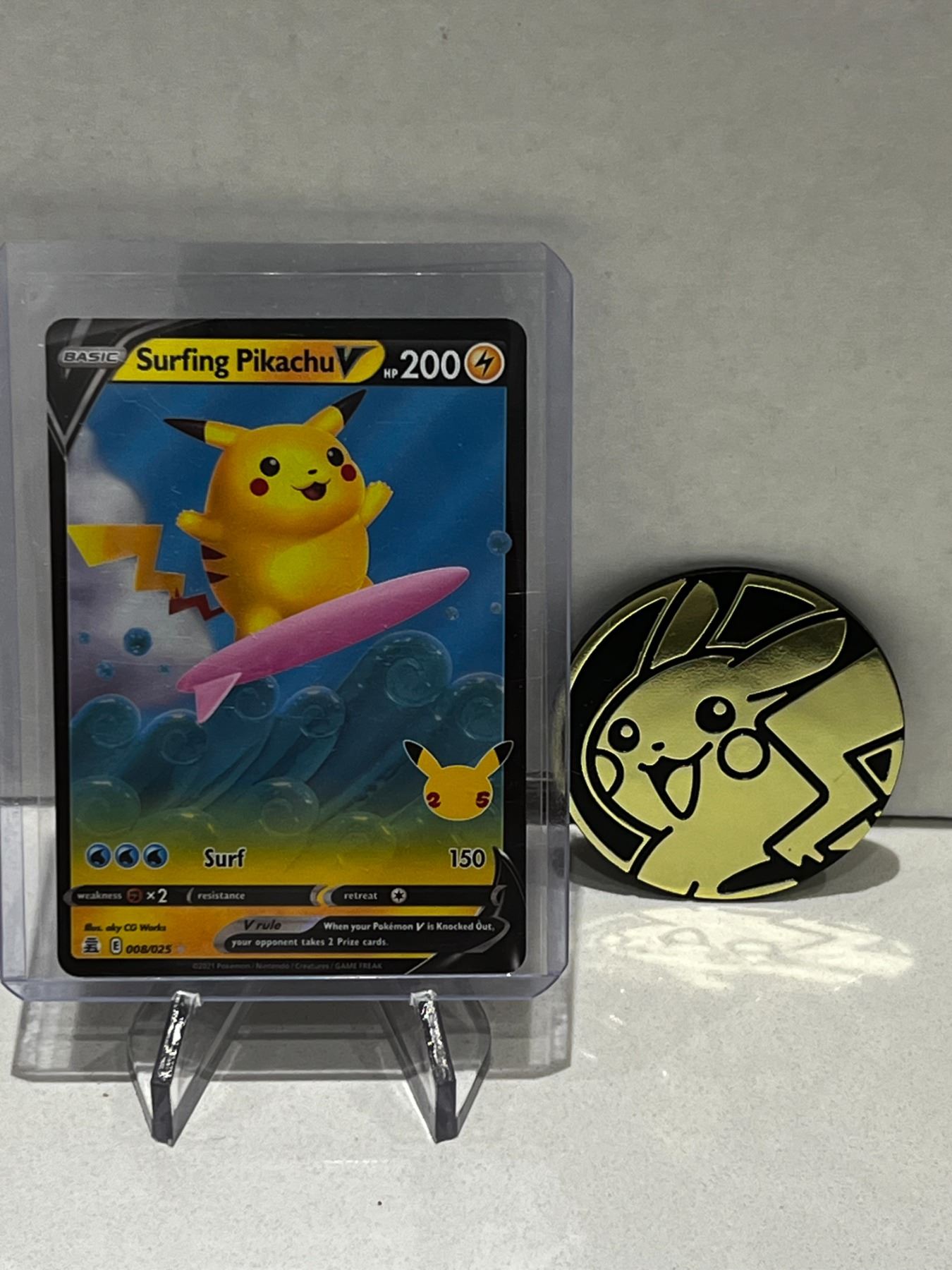 Surfing Pikachu V - 2021 pokemon celebrations - PSA Surfing Pikachu V - 2021 pokemon celebrations - PSA