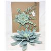 Image 1 : New Flower Green & Flower Triangle Wall Decorations