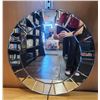 Image 1 : New Wall Mirror - Round Fluted Border (2 ft. diameter)