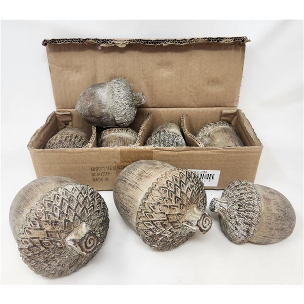 Acorns Ceramic (2Lg & 6Sm)