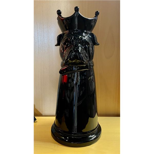 Pug Chess Piece Black, 21x9.5", Retail $65