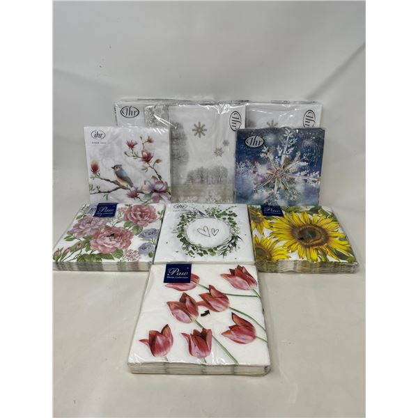 Napkins Assorted 9pks
