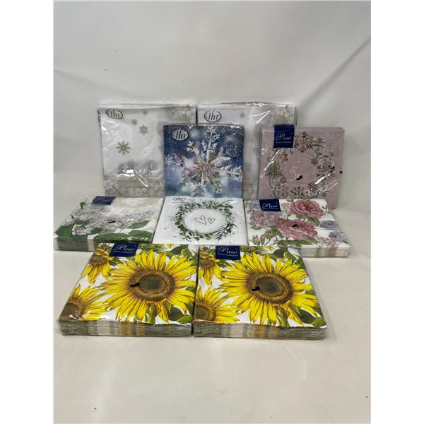 Napkins Assorted 9pks