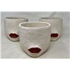 Image 1 : Head and Lips Planters