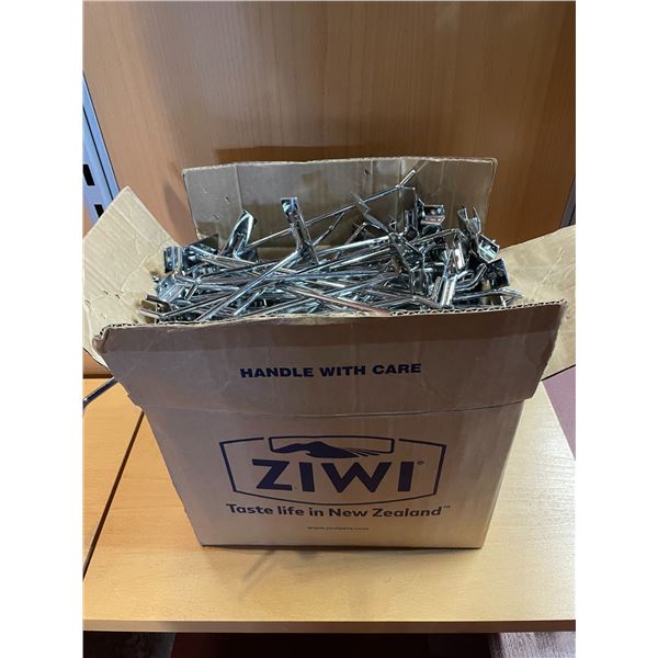 Slat wall Hooks, Silver