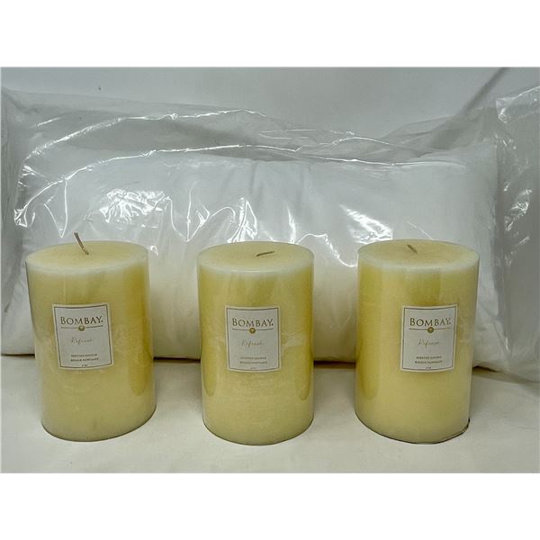 Bombay Candles Trio / Pillow insert