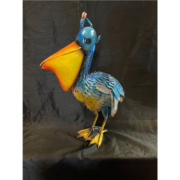 Pelican Metal Outdoor Decor 2ft Tall