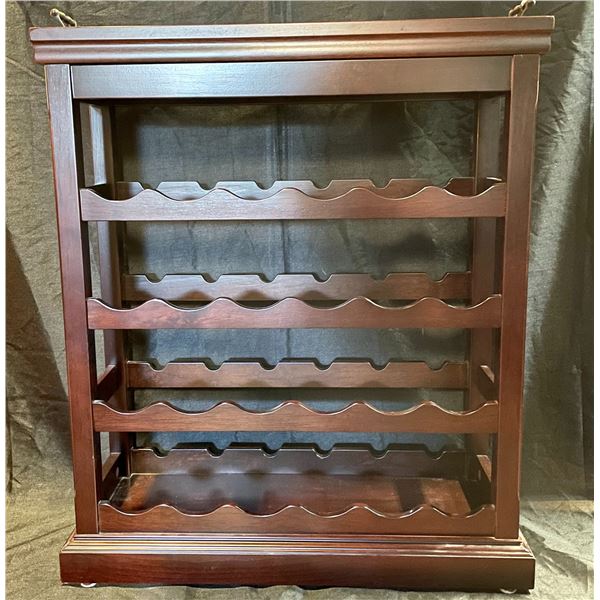 Bombay Wine rack with tray 32"