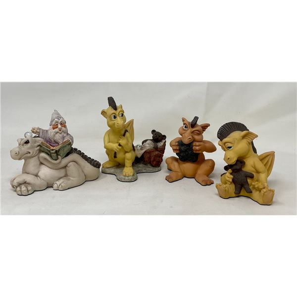 4 Krystonia Dragons 4-5"