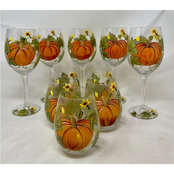 Pier One Autumn Glasses, set of 10