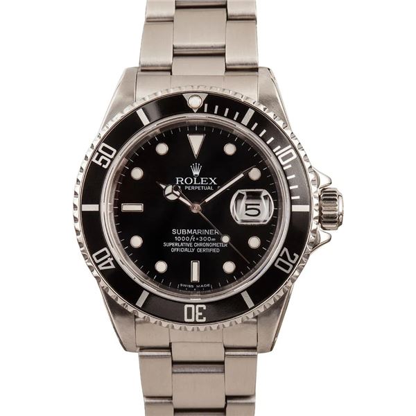 Pre-owned Rolex Submariner 16610