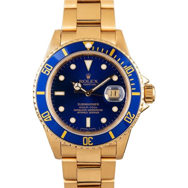 Pre-owned Rolex  Submariner 16808