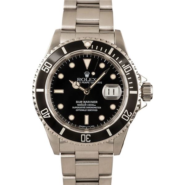 Pre-owned Rolex  Submariner 16610