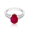 Image 1 : 2.11CT NATURAL RUBY 14K W/G RING