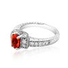 Image 2 : 1.07CT NATURAL SPESSARTITE 14K WHITE GOLD RING