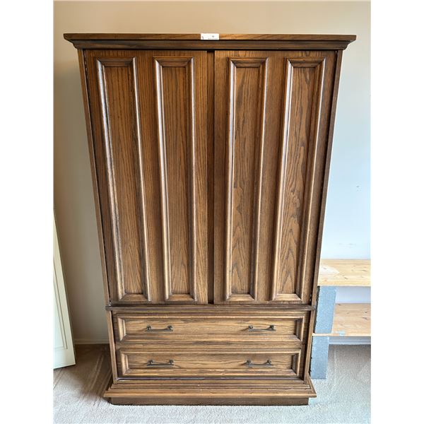 Solid Wood 2 Door Wardrobe 21D 43W 70H