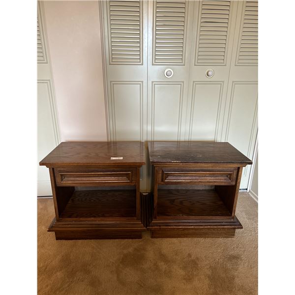 Matching Vintage Nightstands 23W 15D 21H