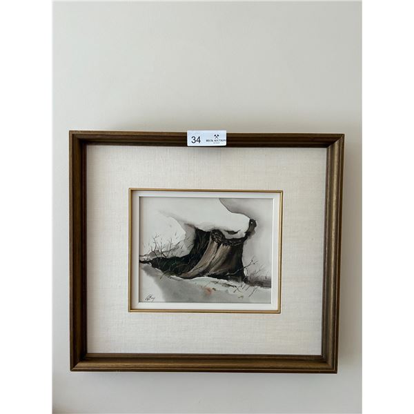 Winter Blanket By Arthur Evoy No. 1633 C Size 8 x 10