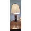 Image 1 : Vintage Wooden Lamp 13D 33H
