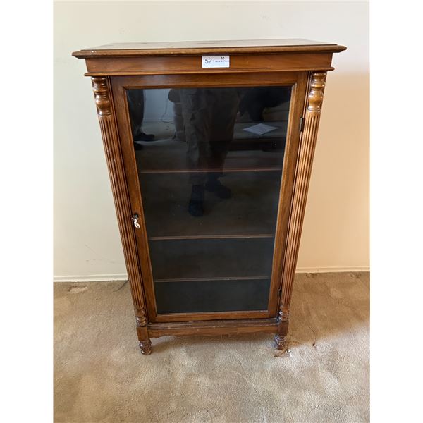 Small Wooden China Cabinet 14D 26W 46H