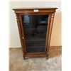 Image 1 : Small Wooden China Cabinet 14D 26W 46H