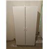 Image 1 : White 2 Door Cabinet 32W 17D 65H