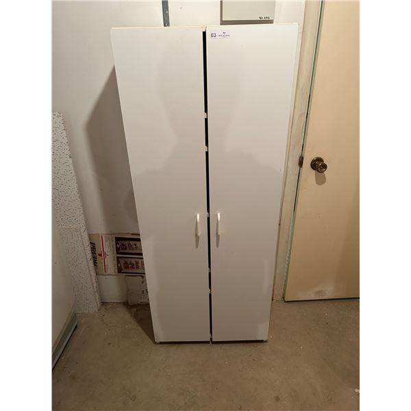 White 2 Door Cabinet 24W 13D 60H