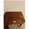 Image 2 : Hard Wood Side Table With Retractable Table Extension 23W 16D 31H