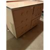 Image 2 : Beige 8 Drawer Dresser 24D 46W 35H